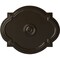 Ekena Millwork Waltz Ceiling Medallion (Fits Canopies up to 4 1/2"), 21 1/4"W x 17 3/8"H x 1"P, Stone Hearth CM21WASHF - alternate 1